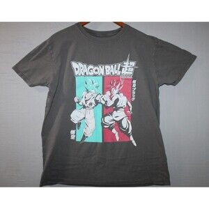 Dragon Ball Super Goku Two-Toned Tee Gray Toei Animation Casual Tee X-Large XL